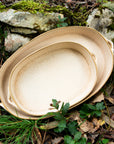Οβάλ Σκεύος Φούρνου Stoneware με Φυσικό Φινίρισμα